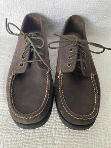Eastland Men's Falmouth Brown Camp Moc Oxford Shoes Size 12D