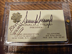 Donald Trump SIGNED Business Card Autograph Signature Auto RARE - Only 1 on ebay