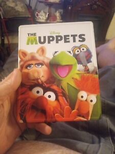 The Muppets Blu Ray (2012) Disney Movie In Collectible Ironpak Steelbook Case