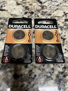 Duracell CR2016 3V Lithium Coin Cell Battery 4 Count
