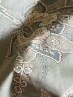 POTTERY BARN Madeline Palampore Duvet Cover KING Sage Green Floral w/3 Euro Sham