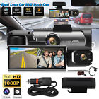 1080P Dual Lens Car DVR Dash Cam Front And Inside Camera Video Recorder G-Sensor