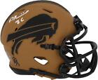 Dalton Kincaid Buffalo Bills Signed Riddell 2023 Salute to Service Mini Helmet