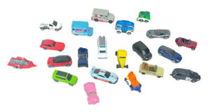 Mixed Lot of 22 Diecast & Plastic Toy Cars Matchbox Hot Wheels