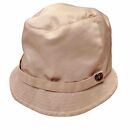 Burberry London Bucket Hat Size Medium Pink & Nova Check Lined Button Logo