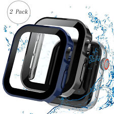 2 Pack Waterproof Case For Apple Watch Series SE/6/5/4 Protector Cover 40/44mm