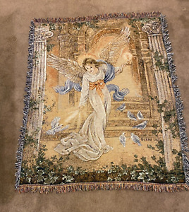 Blanket Lena Liu Angel of Light 51” x 68” Tapestry Woven Throw
