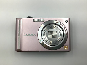 02674 Panasonic LUMIX DMC-FX55 Digital Camera Pink Used in Japan - Tested Work