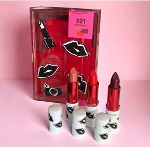 Smashbox Be Legendary Lipstick Trio Gift Set Black Cherry Easy Get Fired