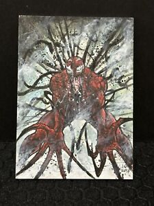 2016 UD Marvel Masterpieces Sketch Card Carnage by Ian Quirante 1/1
