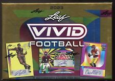 New Listing2023 Leaf VIVID Football Hobby Box - 5 Auto - Factory Sealed