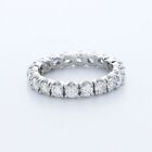 2ct G SI1 Round Cut Earth Mined Certified Diamonds 950 PL. Classic Eternity Ring
