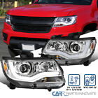 Fit 2015-2022 Chevy Colorado Clear Projector Headlights LED Strip Tube Bar Lamps