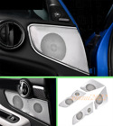 Stainless Inner Car Door Audio Speaker Cover Trim For Mini Cooper Countryman F60