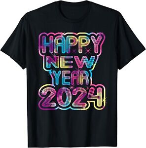 NEW LIMITED Happy New Year 2024 Best Design Gift Idea Premium Tee T-Shirt S-3XL