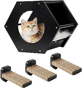 Cat Wall Shelves, Cat Shelves for Wall, Cat Wall Furniture, Cat Shelf with 3