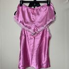 Vintage Camisole Set Size L/M Mix SIZE 2 Piece Set Pink Liquid Satin Glossy Y2K