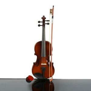 New 6-8 Years Old Children Acoustic Violin 1/4 size Natural + Case+ Bow + Rosin