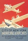 City of New York Municipal Airports (WPA) by Harry Herzog - Art Print