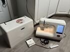 Janome MEMORY CRAFT 10000MC10000 Sewing Embroidery Machine TESTED WORKS