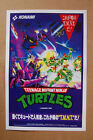 Teenage Mutant Ninja Turtles #1 Arcade Flyer Video Game promotional poster