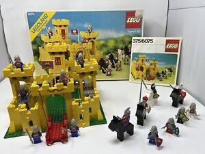 Vintage LEGO Set 6075 Yellow Castle, 100% Complete w/ Box & Instructions