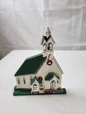1998 SHELIA'S COLLECTIBLES ~ TOWN SQUARE CHURCH ~ CHRISTMAS TIME USA ~ EX
