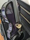 Glasser AE Carbon Composite Acoustic-Electric 5-String Violin Outfit - Purple