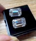 CERTIFIED Natural Diamond 1 Ct Emerald Cut White Color D Grade VVS1 +1 Free Gift