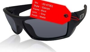 Oakley Gascan 03-473 Matte Black Frame Grey Authentic Sunglasses 0OO9014