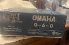 United Scale Models Omaha 0-6-0 Pacific Fast Mail HO Brass Train Unpainted