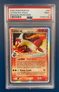 PSA 9 Latias ex Ultra Rare Holo 2006 Pokemon EX Dragon Frontiers 95/101 Mint