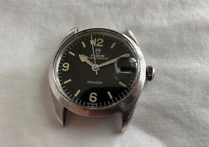 Vintage Rolex Tudor Ranger 7996/0 Automatic Black Dial Mens Watch