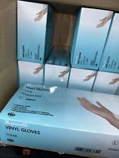 1000 disposable vinyl gloves Clear Powder Free 10 Boxes