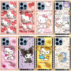 For iPhone 15 Pro Max 14 13 12 11 8 XS XR Cartoon Hello Kitty Trunk Square Case