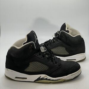 Nike Air Jordan 5 Retro Oreo 2013 136027-035 Black White Grey V Gray Men’s Sz 13