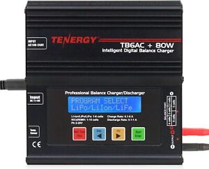 TB6AC 80W Balance Charger Discharger 1S 6S Intelligent Digital Battery Pack