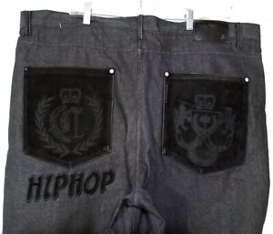 Play Bigg Hip Hop Life Mens Jeans Size 46x36 Baggy Rap Hip Hop