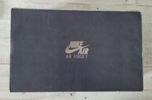 NIKE Air Force 1 Black Size  4.5 Youth Zip Up Backside NIB New In Box