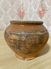 Clay vessel Ukrainia, Antique clay pot, Rustic ceramic bowl, Ceramic jug №41