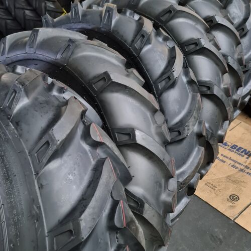 12.4x28, (2 TIRES + 2 TUBES) NEW ROAD CREW R1 12.4-28 12 PLY 12428 HIGH QUALITY