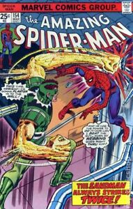 Amazing Spider-Man #154 FN+ 6.5 1976 Stock Image
