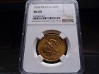 1918 MS64 Mexico Gold 20 Pesos NGC Certified