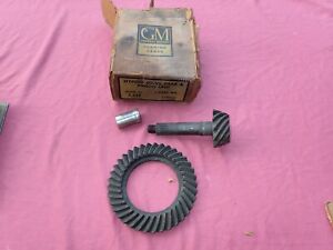 New Listing1957-64 Chevy 3.36:1 ring and pinion gear set, NOS! 3748437 Impala Corvette