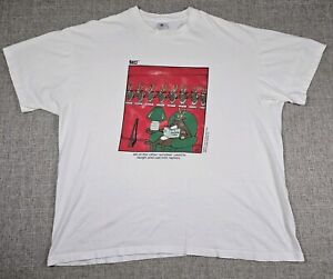 Vintage 95 Funny Christmas Shirt Adult 2XL XXL Rudolph Rubes Graphic Print Mens