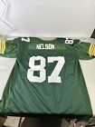 Green Bay Packers Nike On Field Jersey Jordy Nelson Size 48 Green #87 Stitched