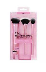 Real Techniques Makeup brush Sculpting set 3 brushes w. cup blush powder 91561
