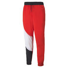 Puma Clyde Water Repellent Basketball Pants Mens Red Casual Athletic Bottoms 534