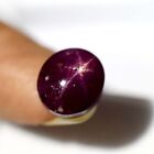 6.70 Ct Stunning Star Ruby Loose Gemstone Natural CERTIFIED RED Oval Shape