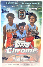 2021-22 Topps Chrome Overtime Elite Basketball Factory Sealed 12-Box Hobby Case